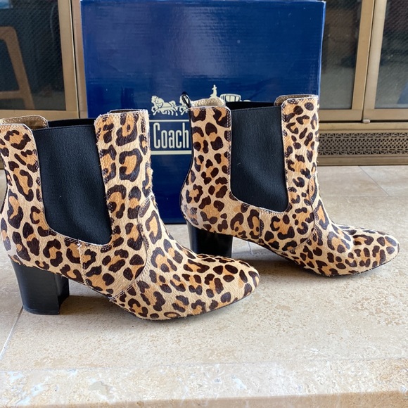 Leopard hair Chelsea boots - Picture 2 of 10